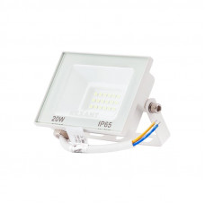 Прожектор светодиодный СДО 20Вт 1600Лм 5000K нейтральный свет, белый корпус REXANT
