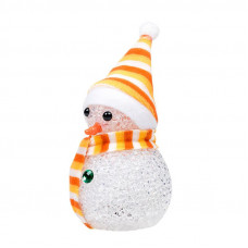 Фигура светодиодная Снеговик 10см, RGB
