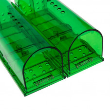 Набор живоловок-мышеловок, зеленый ABS-пластик REXANT