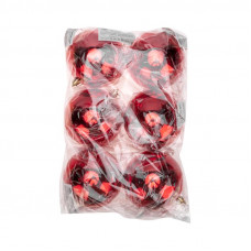 Елочная фигура Шар Ø 10 см, цвет красный глянцевый