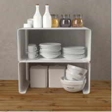 Полка-органайзер настольная, белая REXANT