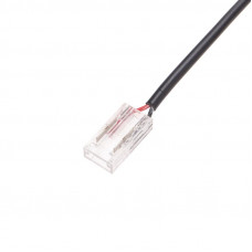 Коннектор питания с джеком 5,5x2,1мм для одноцветной светодиодной ленты COB 8мм REXANT