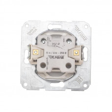 DEA Выключатель 1кл с/у 10А мех. Бел KRANZ