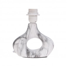 Светильник декоративный настольный Форте, основание кольцо под белый мрамор, черный абажур, цоколь Е27, 60Вт REXANT