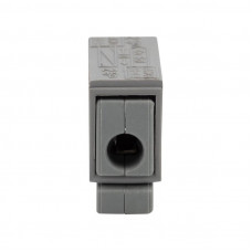 Строительно-монтажная клемма СМК 224-101 для светильника на 1 проводник (0,2-2,5)/(0,14-2,5) мм², серая (100 шт./уп.) REXANT