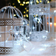 Гирлянда Твинкл-Лайт 10 м, прозрачный ПВХ, 80 LED, белое свечение NEON-NIGHT