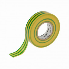 Изолента ПВХ профессиональная, 0,18х19мм, 20м, желто-зеленая KRANZ