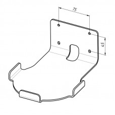 Кронштейн для Xbox Series X, настенный, черный REXANT