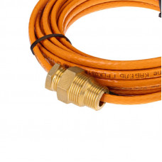 Кабель греющий саморегулирующийся пищевой 10HTM2-CT, готовый комплект в трубу, 10м/100Вт REXANT