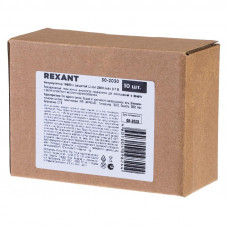 Аккумулятор Li-ion 18650, 3,7В, 2800мАч, с платой защиты, высокий контакт, 10 шт, коробка REXANT