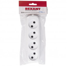 Колодка 4 гнезда без заземления REXANT