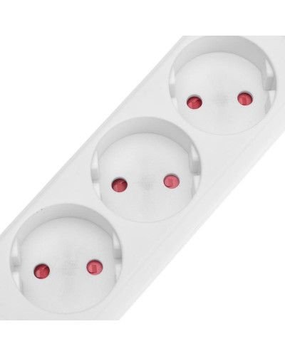 Удлинитель STANDARD 3 гнезда, 3м, 2х1,0мм², б/з, белый REXANT
