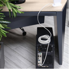 Шнур коммутационный, патч-корд U/UTP RJ45-RJ45, CAT 5e, LSZH серый, 5м REXANT