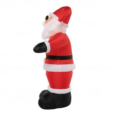 3D фигура надувная Дед Мороз приветствует, размер 240 см, внутренняя подсветка 5 LED, компрессор с адаптером 12В, IP 65 NEON-NIGHT