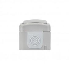 Переключатель проходной Mini OG IP54 о/у, серый KRANZ