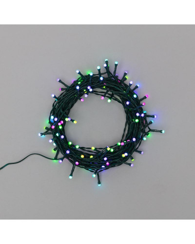 Твинкл Wi-Fi 18 м, темно-зеленый ПВХ, 120 LED RGB, не соединяется