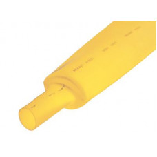 Трубка термоусаживаемая ТУТ нг 50,0/25,0мм, желтая, упаковка 10 шт. по 1м REXANT
