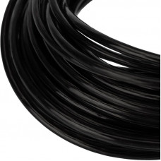 Трос стальной в ПВХ оплетке d=2,5мм, черный (моток 20м) REXANT
