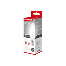 Лампа светодиодная Свеча (CN) 9,5Вт E14 903Лм 4000K нейтральный свет REXANT