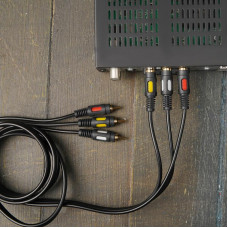 Шнур 2RCA - 2RCA, 3м, Gold REXANT