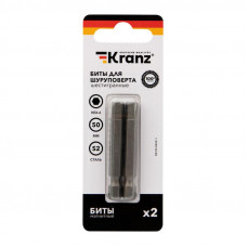 Бита шестигранная для шуруповерта HEX6х50 мм (2 шт./уп.) Kranz