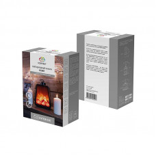 Светодиодный камин Лофт USB с эффектом живого огня 17х10х24.5 см NEON-NIGHT