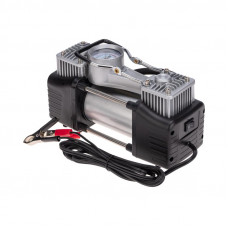 Компрессор автомобильный усиленный двухпоршневой в кейсе с набором инструментов (60л/мин, 10 АТМ) REXANT