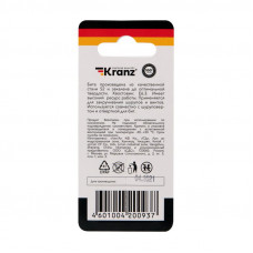 Бита для шуруповерта PH2х25 мм (2 шт./уп.) Kranz