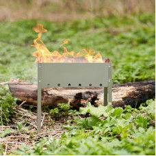 Мангал сборный походный, 350х250х350мм, в пленке СОКОЛ