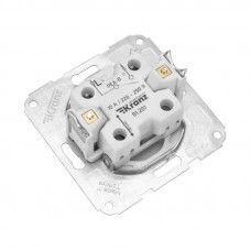 DEA Выключатель 1кл (инд) с/у 10А мех. Бел KRANZ