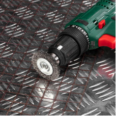 Щетка дисковая для дрели, витая стальная проволока, 50мм KRANZ