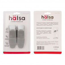 Ограничитель-стоппер для двери, с держателем (2 шт/уп)  HALSA