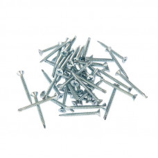 Саморез оконный сверло 3,9х38мм, белый цинк, короб (500 шт/уп) KRANZ