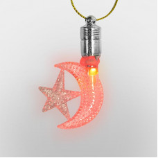 Фигурка подвесная Месяц RGB 8x5,5 см