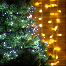 Гирлянда Кластер LED 3 м, темно-зеленый ПВХ IP20, 288 диодов, цвет белый