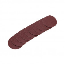 Диск абразивный на ворсовой основе, на липучке, без отверстий, P24, 125мм, 10 шт. KRANZ