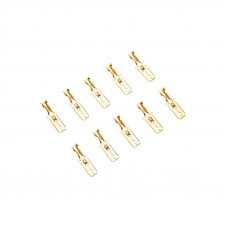 Клемма плоская штекер 6.3 мм, 0.75-1.5 мм², (РП-п 1.5-(6.3) L = 25,5 мм) в упак. 10 шт. REXANT