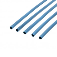 Трубка термоусаживаемая ТУТ нг 6,0/3,0мм, синяя, упаковка 50 шт. по 1м REXANT