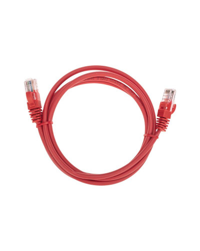 Патч-корд U/UTP, CAT 5e, RJ45-RJ45, 26AWG, LSZH, красный, 1,5м REXANT