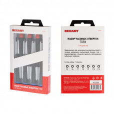 Набор часовых отверток TORX 7 предметов REXANT