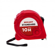 Рулетка измерительная Стандарт, 10м х 25мм REXANT