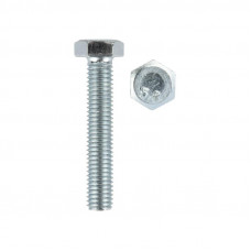 Болт шестигранный DIN 933, 8,0х45мм, короб (20 шт/уп) KRANZ