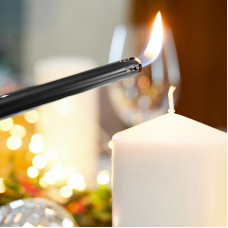 Бытовая газовая пьезозажигалка с классическим пламенем многоразовая (1 шт.) красная  СК-306  СОКОЛ