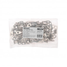 Наконечник медный луженый ТМЛ 10-8-5 (10мм² - Ø8мм) ГОСТ 7386-80 (в упак. 100 шт.) REXANT