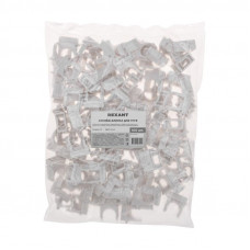 Крепеж-клипса для труб ø16мм, белая (100 шт/уп) REXANT