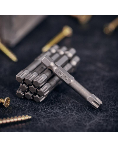 Бита Torx T-40х50 мм для шуруповерта (упак. 10 шт.) Kranz