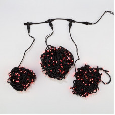 Гирлянда LED ClipLight 24V, 3 нити по 20 м, свечение с динамикой, цвет диодов Красный