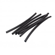 Набор №2 термоусаживаемых трубок ТУТ нг (2:1), черный, 260 шт., REXANT