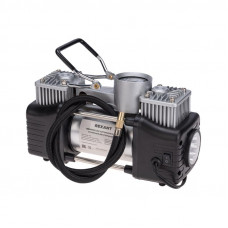 Компрессор автомобильный усиленный двухпоршневой с цифровым манометром и функцией автостоп (60л/мин, 10 АТМ) REXANT