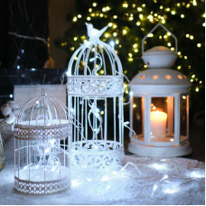 Гирлянда Твинкл Лайт 6 м, прозрачный ПВХ, 40 LED, цвет Белый